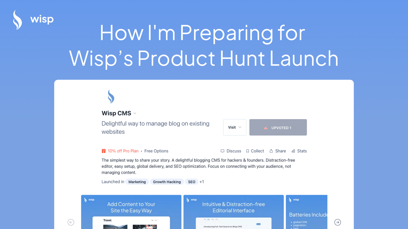 How I'm Preparing for My Product Hunt Launch