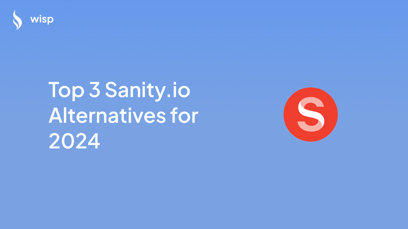 Top 3 Sanity.io Alternatives for 2024