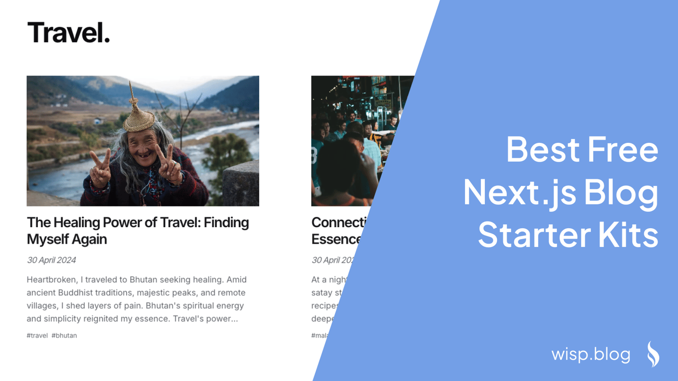 Best Free Next.js Blog Starter Kits
