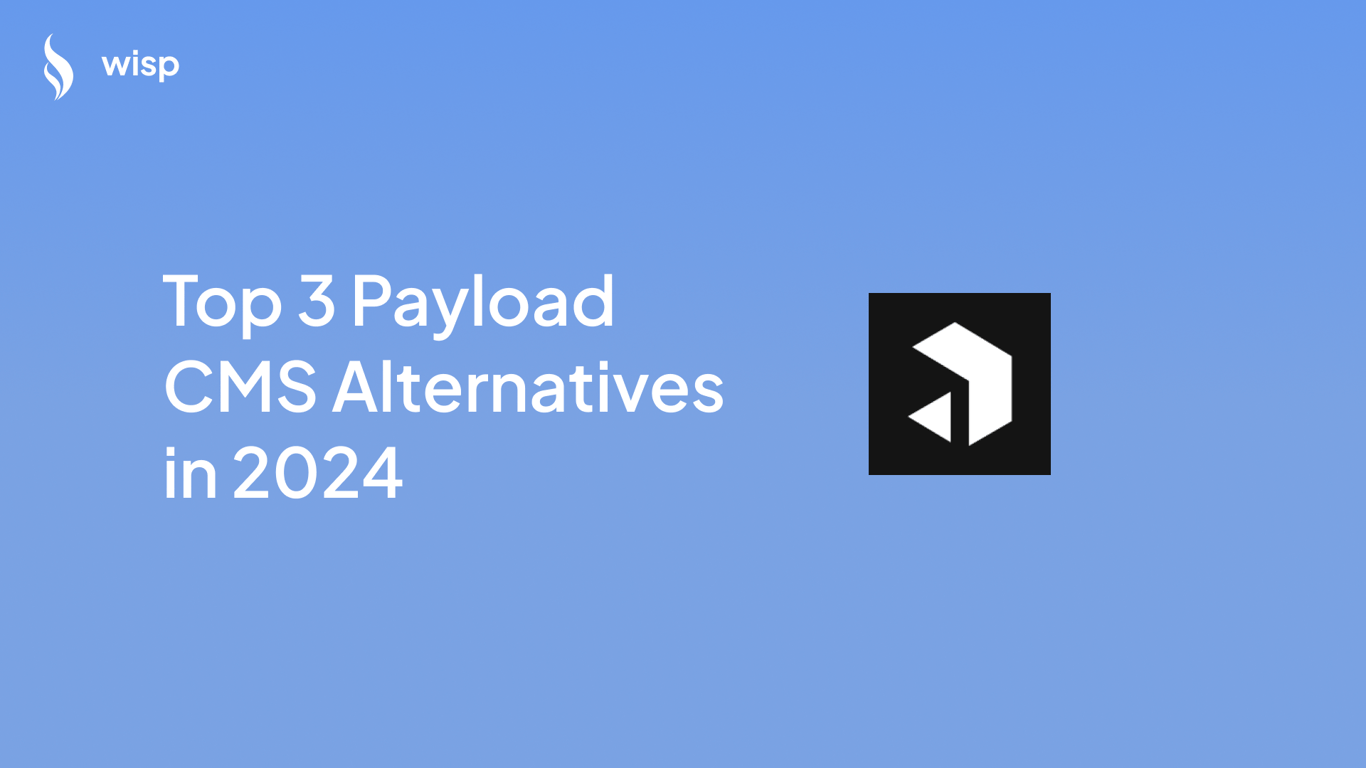 Top 3 Payload CMS Alternatives in 2024