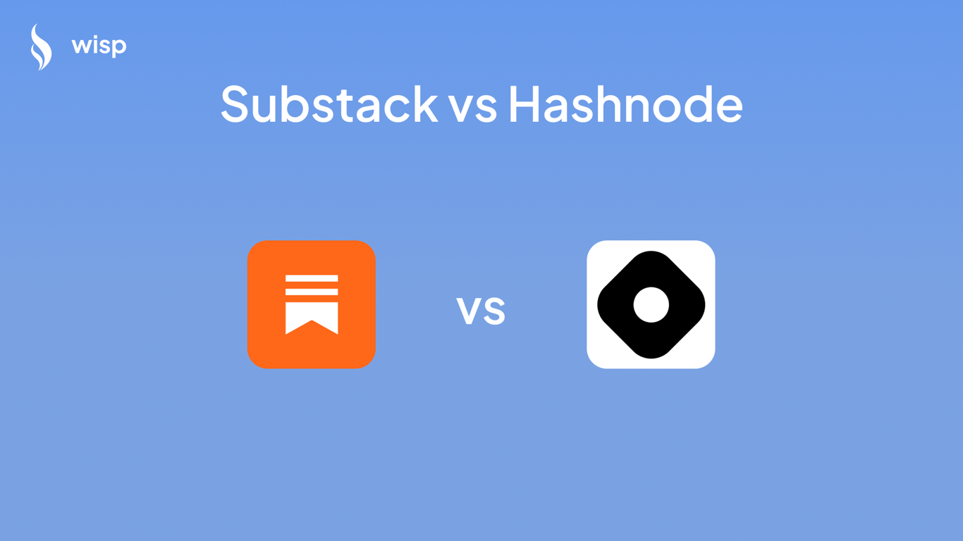 Detailed comparison of Substack vs Hashnode in 2024