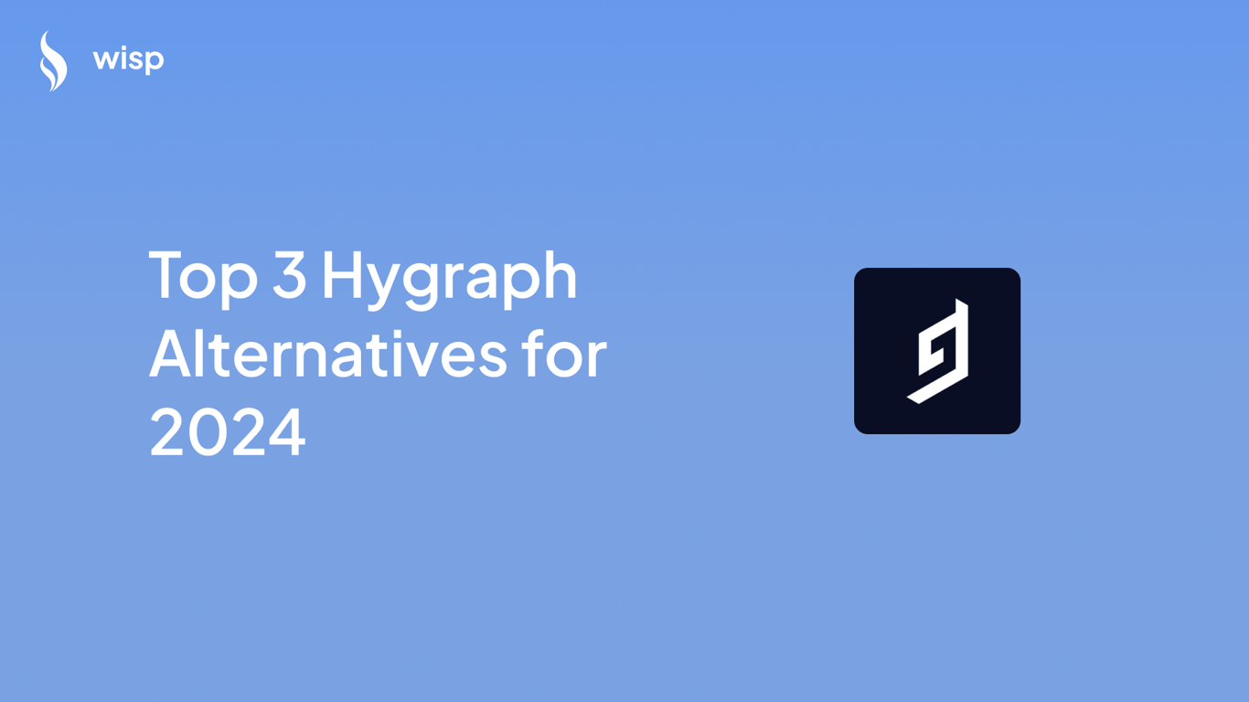 Top 3 Hygraph Alternatives for 2024