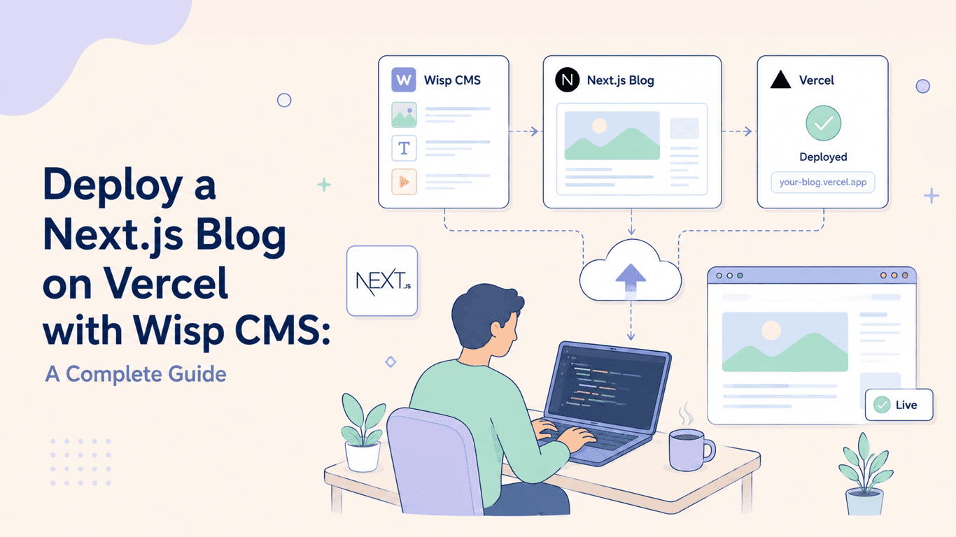 Deploy a Next.js Blog on Vercel with Wisp CMS: A Complete 2026 Guide