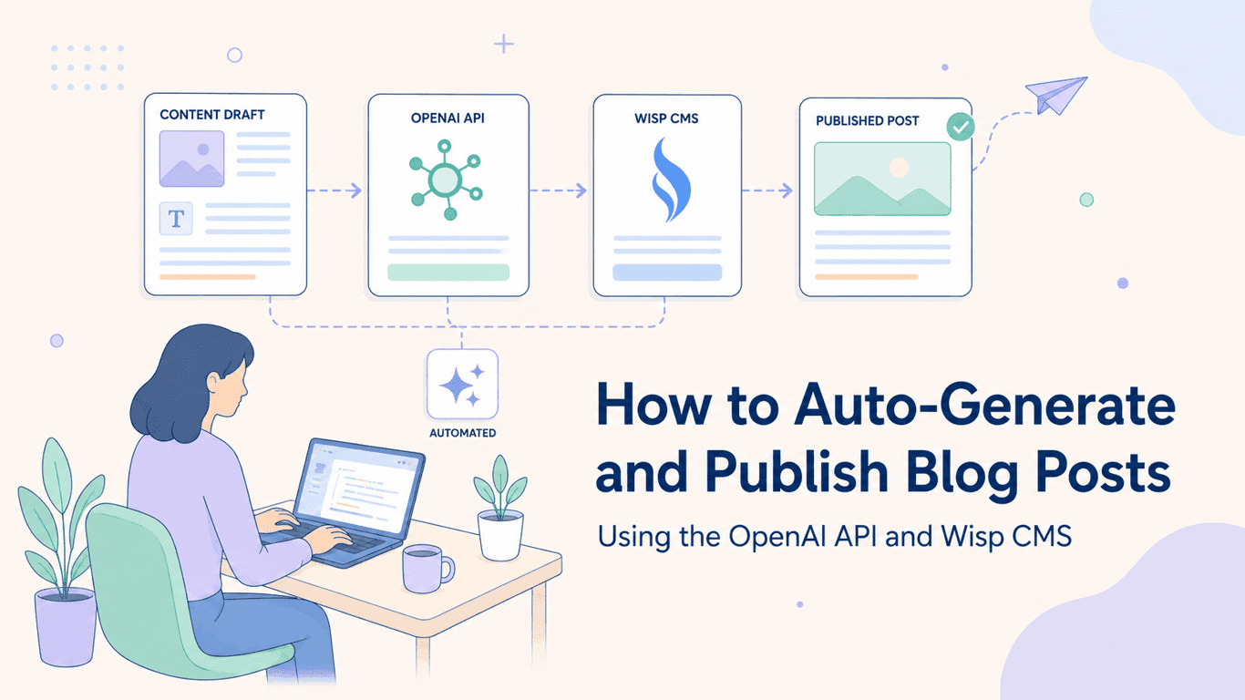 How to Auto-Generate and Publish Blog Posts Using the OpenAI API and Wisp CMS