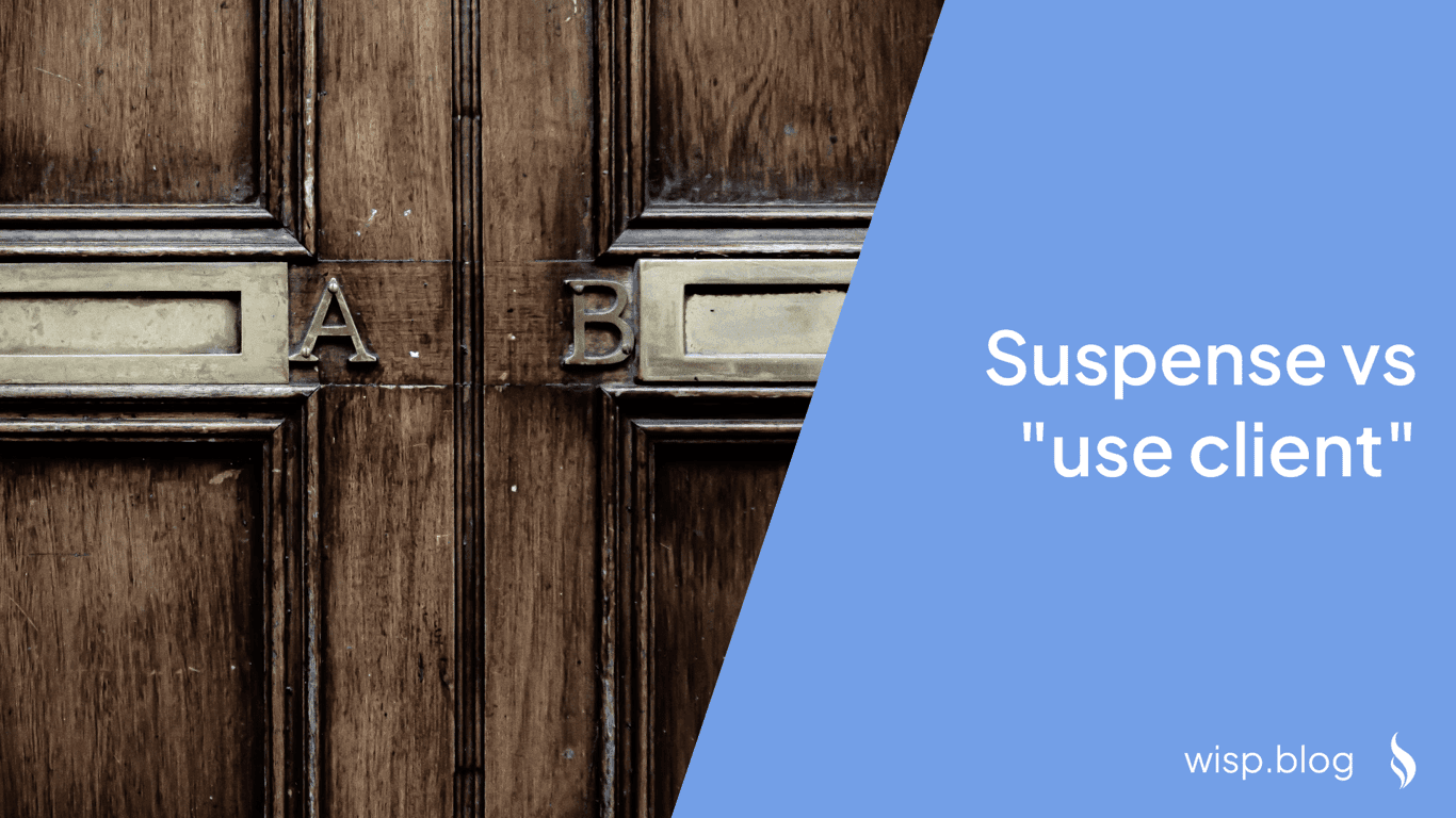 Suspense vs "use client" - Understanding the Key Differences in Next.js 15